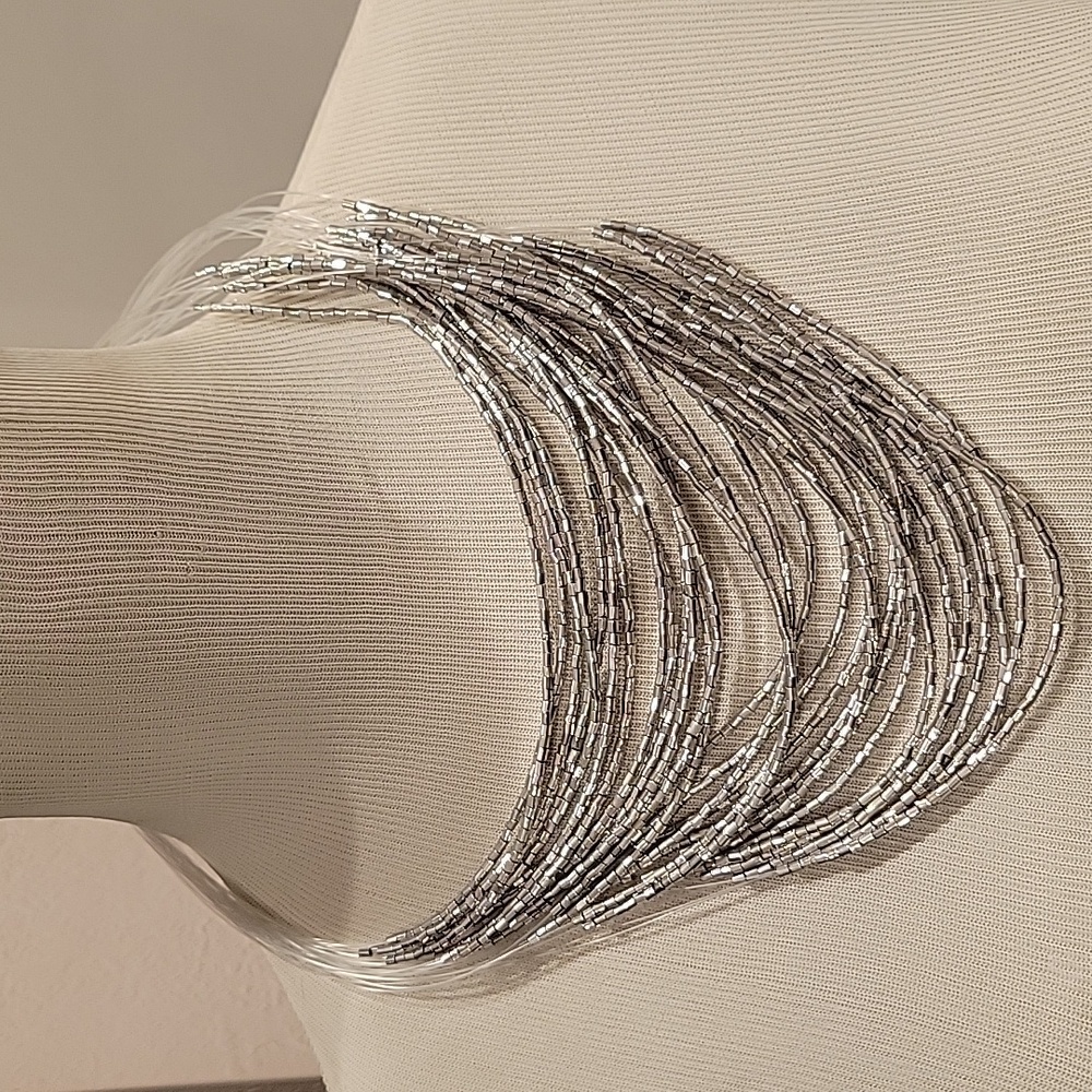 Mulit-strand beaded necklace